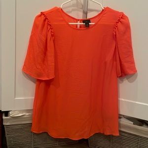 Womens Top in Size Large - Fall Orange Color